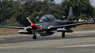 Pesawat Tempur Super Tucano (foto ilustrasi)