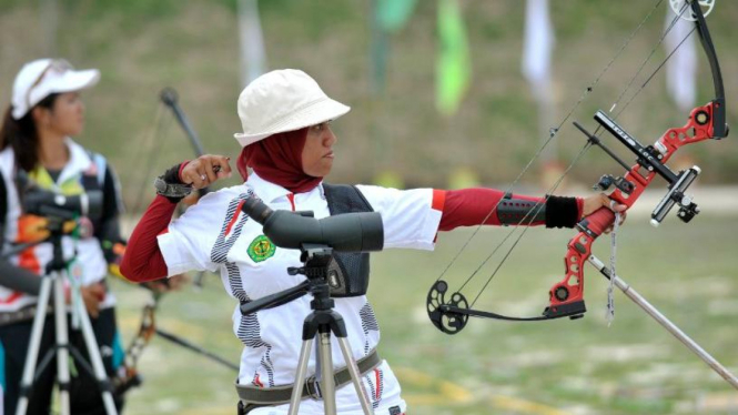 Atlet panahan di PON 2012 Riau