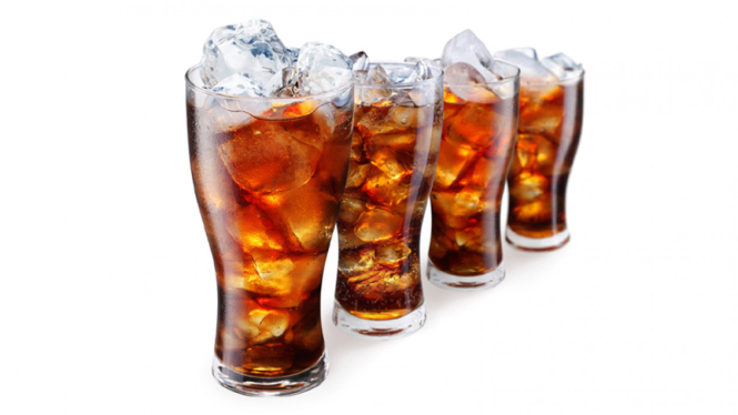 Minuman bersoda.