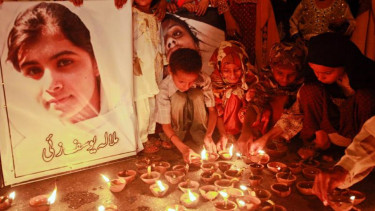 Anak-anak di Pakistan mendoakan kesembuhan Malala Yousafza