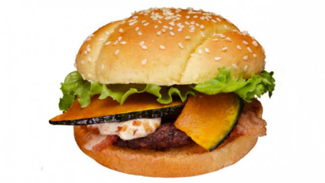 Ilustrasi Pumpkin Burger
