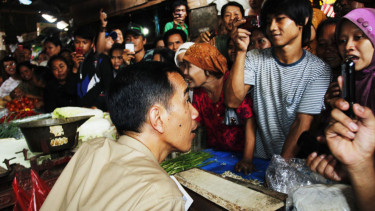 Jokowi Berkunjung ke Pasar Tradisional