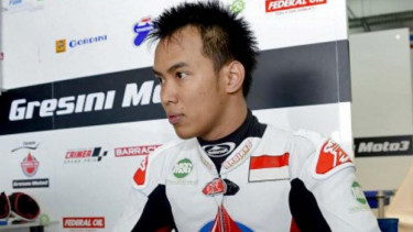 Doni Tata Pradita uji coba Moto2 bersama Gresini di Almeria