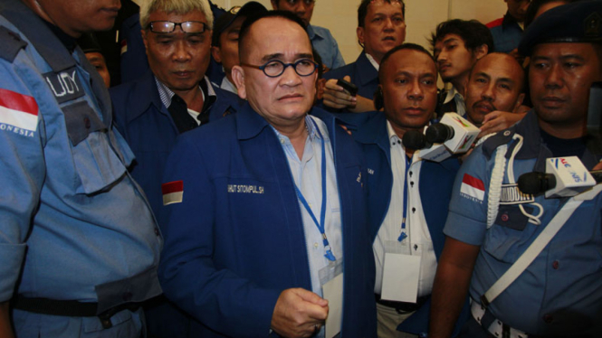 Ruhut Sitompul di Silatnas dan HUT ke 11 Partai Demokrat