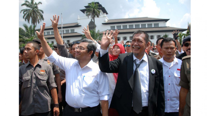 Ahmad Heryawan dan Deddy Mizwar