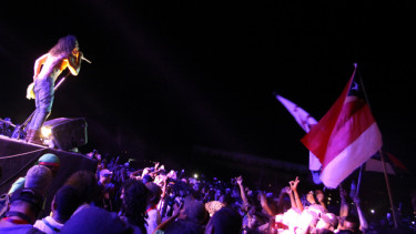 Konser Slank di kota Dili