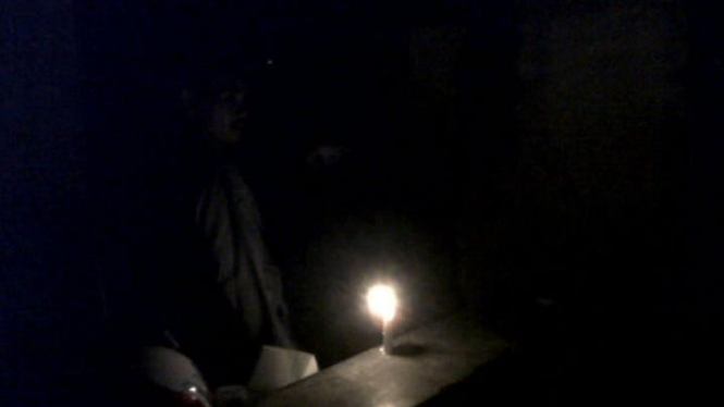 Ilustrasi pemadaman listrik total atau 'blackout'.