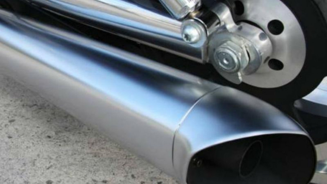 Ilustrasi knalpot motor