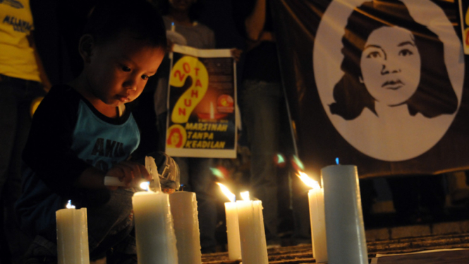 Aksi Damai Memperingati 20 Tahun Kasus Marsinah