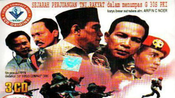 Sampul film G30s/PKI yang pernah menjadi tontonan wajib di Indonesia pada masa pemerintahan Orde Baru.
