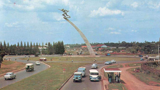 Jakarta tempo dulu pancoran 1970
