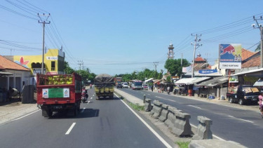 Suasana jalur pantura.
