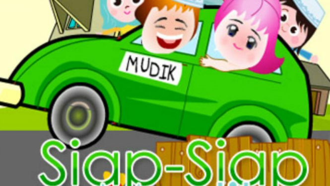 Ilustrasi perjalanan mudik