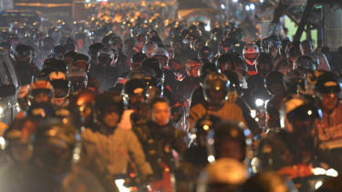 Pemudik Motor Karawang