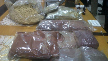 Bahan baku narkoba yang ditemukan di Lapas Narkoba Cipinang.
