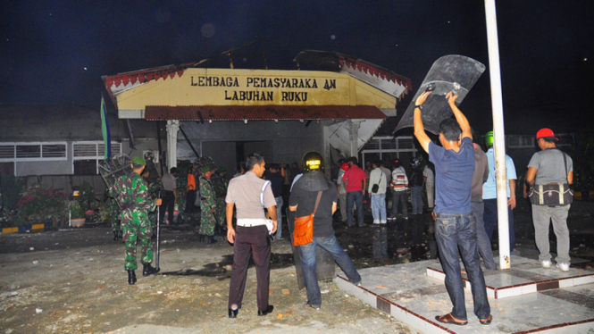 kerusuhan lapas ruku sumatera utara