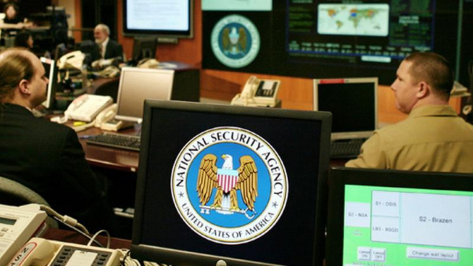 Salah satu ruang operasi Badan Keamanan Nasional AS NSA