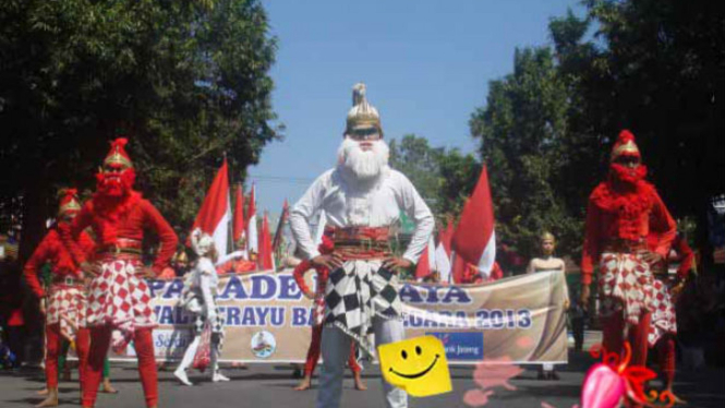 Anoman di festival budaya Banjarnegara.