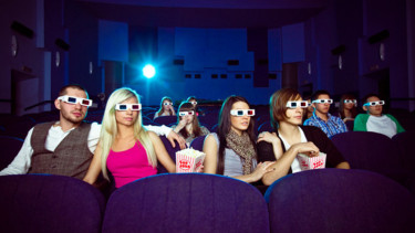 Ilustrasi nonton bioskop