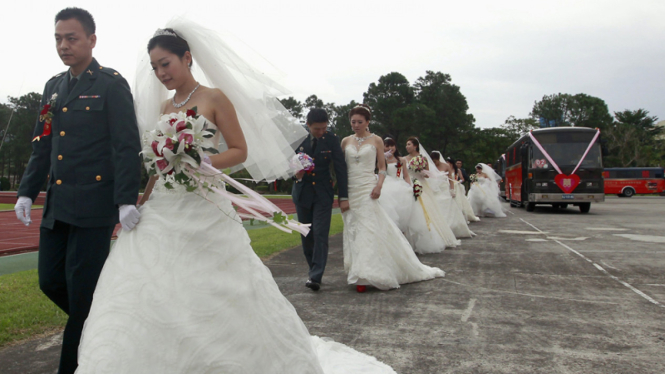 Pernikahan massal militer Taiwan