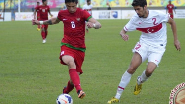 Pemain Timnas U-23, Syamsir Alam, di Islamic Solidarity Games