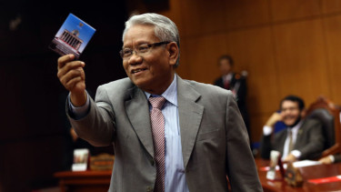 Mantan Hakim Konstitusi Harjono.