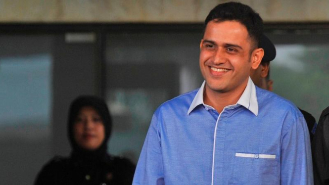 Mantan Bendahara Umum Partai Demokrat Muhammad Nazaruddin.