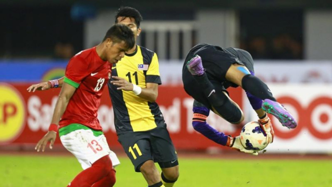 Manahati Lestusen saat membela Timnas Indonesia U-23.