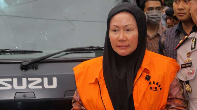 Ratu Atut Chosiyah Ditahan di Rutan Pondok Bambu
