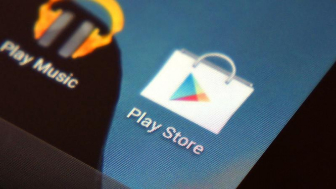 Ilustrasi Google Play Store.