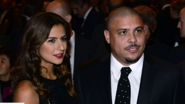 Ronaldo Brasil dan kekasihnya, Paula Morais
