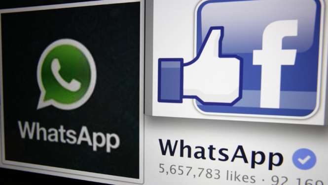 WhatsApp dan Facebook.