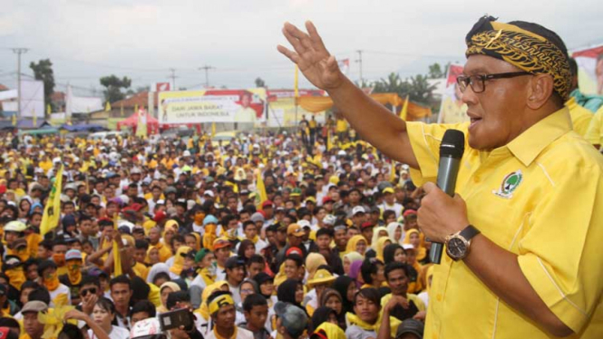 ARB Hadiri Kampanye Partai Golkar di Soreang, Kab. Bandung