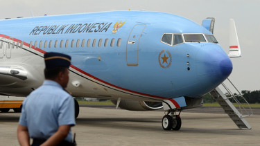 Pesawat Kepresidenan RI di Bandara Halim Perdanakusuma, Jakarta