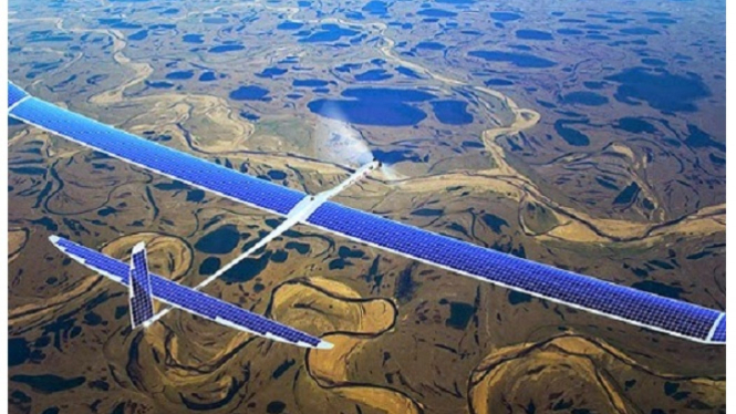 Pesawat drone dari facebook.