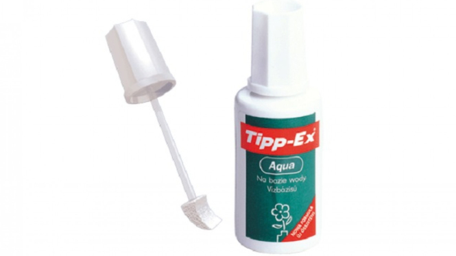 Alat tulis kantor, tip ex.