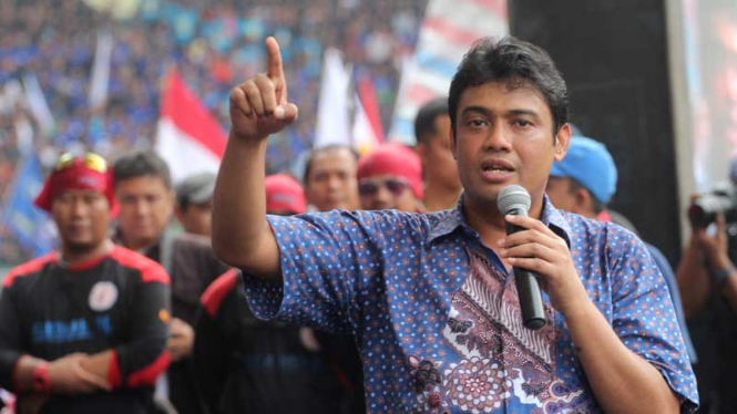Presiden KSPI, Said Iqbal. 