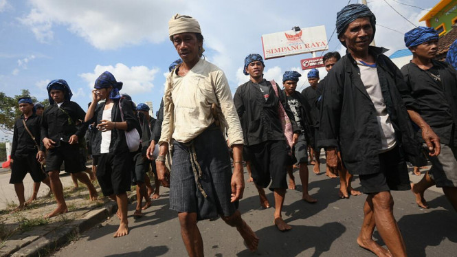 Warga Baduy Dalam.