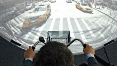 jDome Bikearound, sepeda virtual yang bisa menangkal demensia