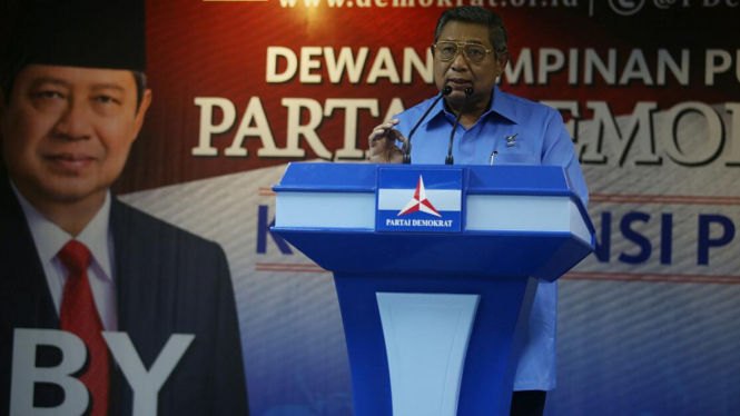Ketua Umum Partai Demokrat Susilo Bambang Yudhoyono (SBY )