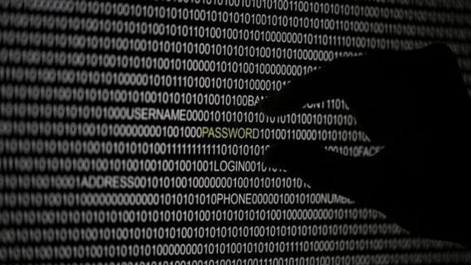 Ilustrasi ransomware/malware.