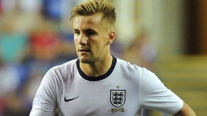 Bek kiri Timnas Inggris, Luke Shaw.