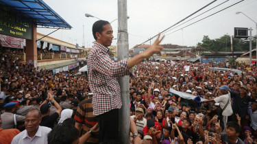 Jokowi Kampanye di Pekalongan