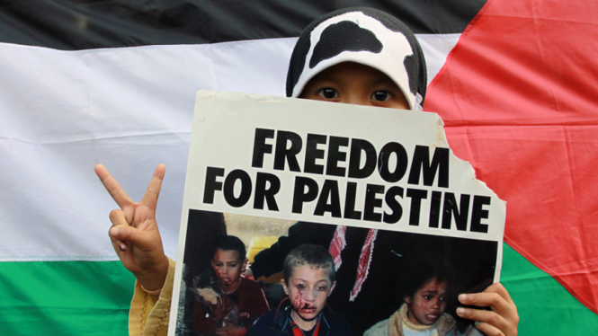 Dukungan rakyat Indonesia untuk Palestina