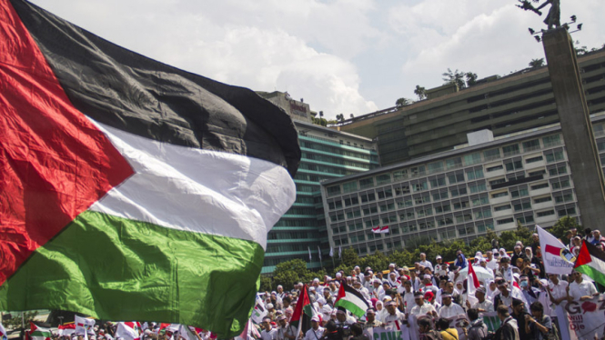 Dukungan rakyat Indonesia untuk Palestina