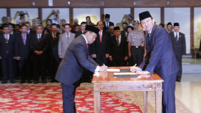Ahok Lantik Sekda DKI Jakarta