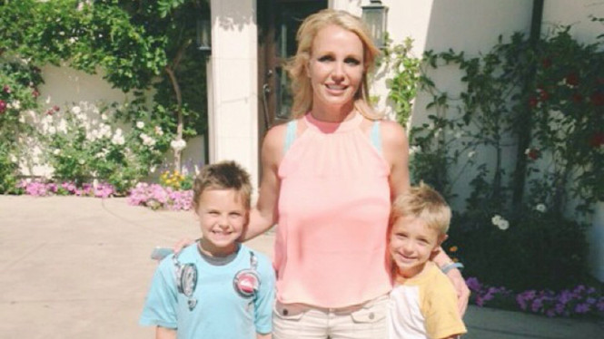 Britney Spears dan anak-anaknya