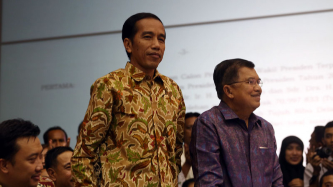 Jokowi - JK Presiden dan Wakil Presiden Terpilih