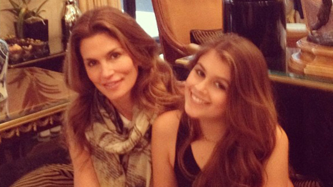 Cindy Crawford dan Kaia