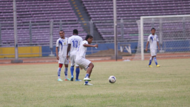 Latihan Barito Jelang Menghadapi Persija Jakarta di GBK